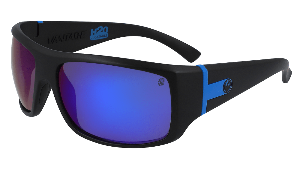 Dragon Dr Vantage Ll H2O Polar Sunglasses 046 H2O Matte Blk Ll Blu Ion P