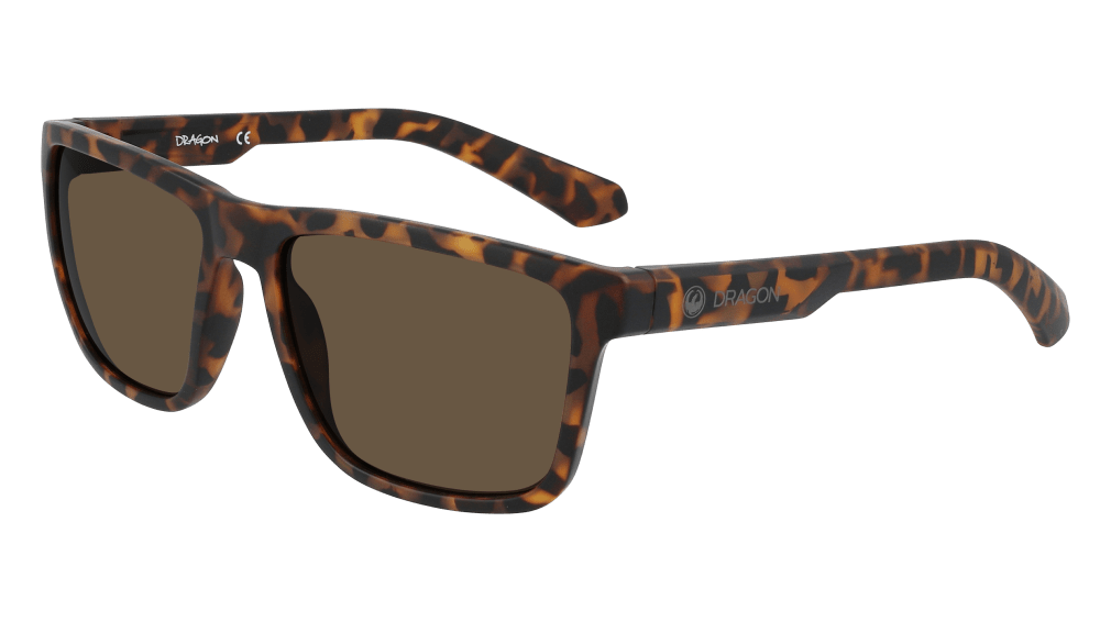 Sunglasses Dragon Dr Reed XL Ll 246 Matte Tortoise Ll Brown